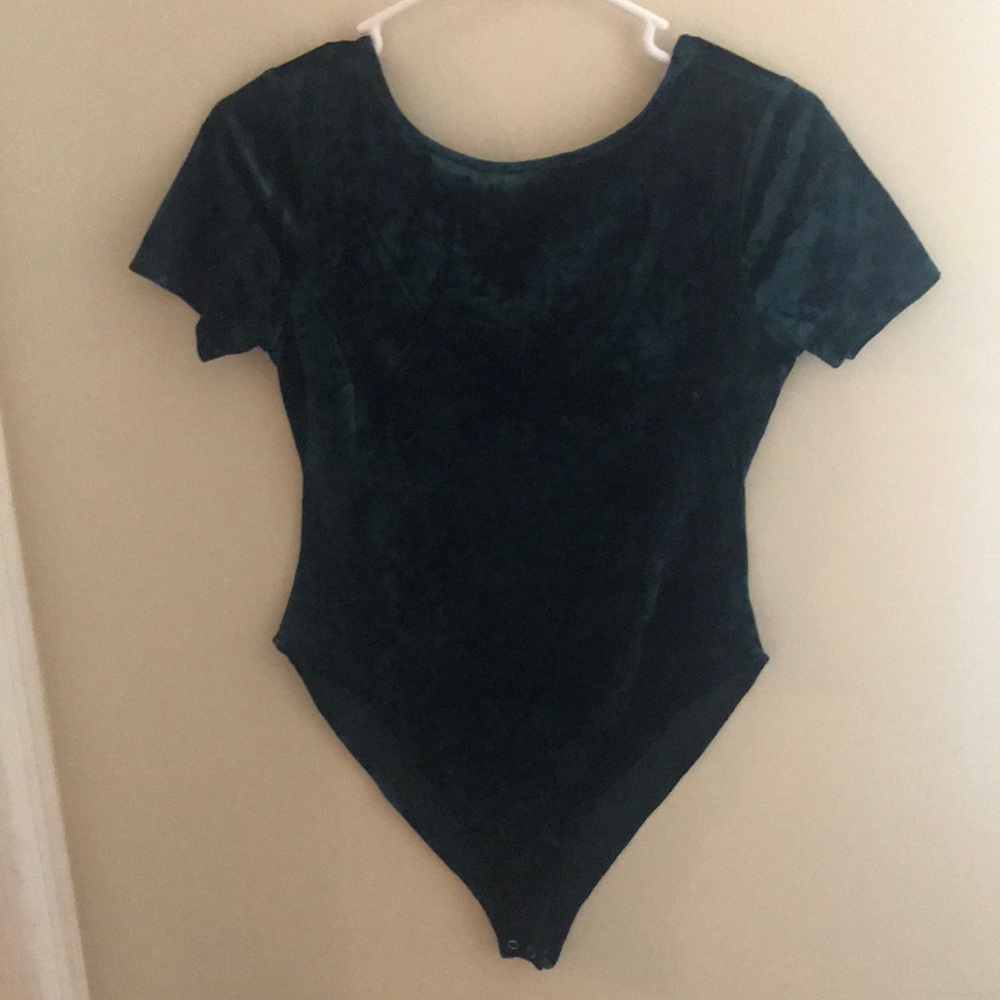 Velvet bodysuit